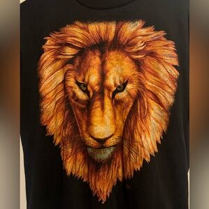 Vintage 90’s Black Lion Graphic T-Shirt